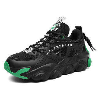 Violentbear Slip Resistant Slip Resistant Low top Chunky Sneakers Unisex B1010