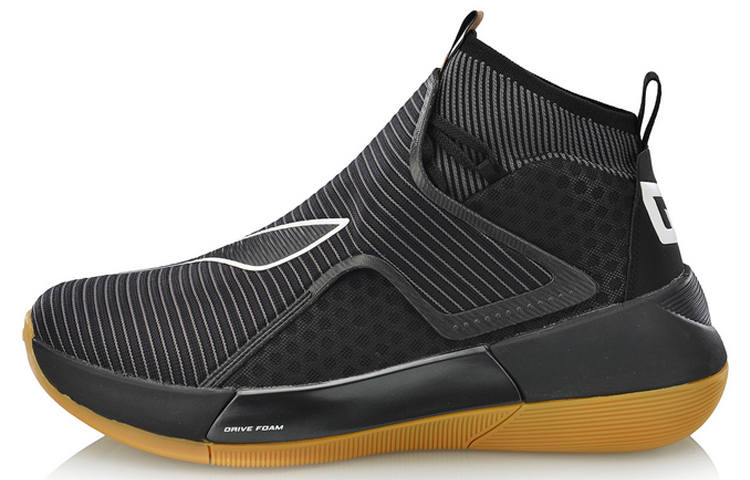 Li-Ning Li Ning YuShuai 12 Textile, Synthetic Leather, TPU Cushioning Slip Resistant Abrasion Resistant Coverage