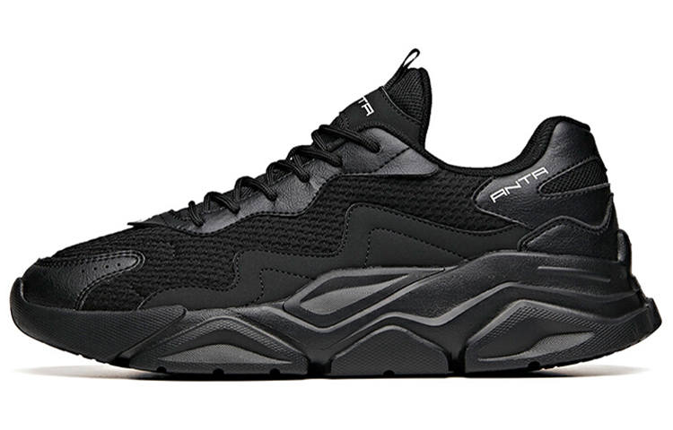 Anta Life Collection Textile, Synthetic Leather Cushioning Slip Resistant Abrasion Resistant Breathable Low top