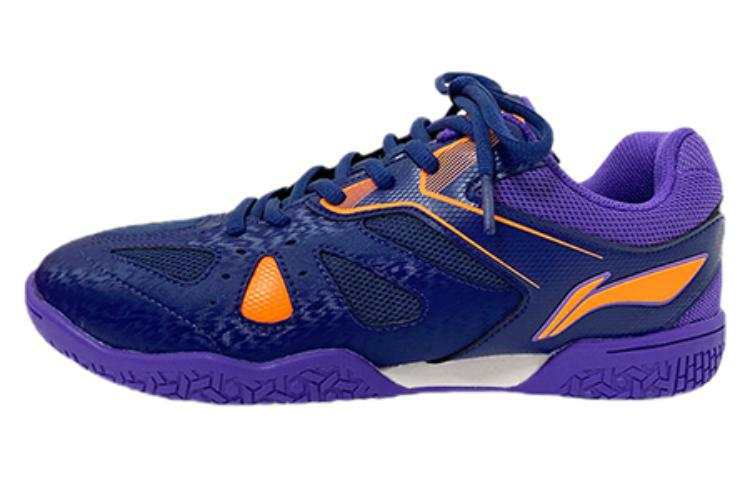 Li-Ning Li Ning Cushioning, Wear Resistant Low top Table Tennis Shoes Unisex Navy