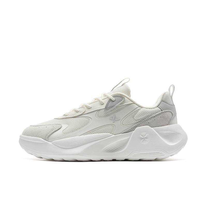 XTEP Star Meteorite Low top Chunky Sneakers Men's Sail White