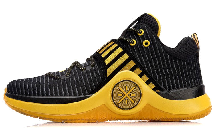 Li-Ning Li Ning WOW 6 Basketball Shoes Men's Low Top Black/Yellow