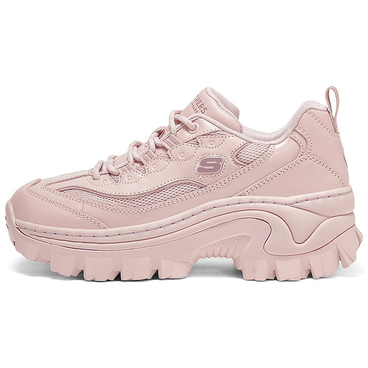 Skechers HI RYZE Honey Cake Shoes Cushioning Abrasion Resistant Height Increasing Low top Chunky Sneakers Women's