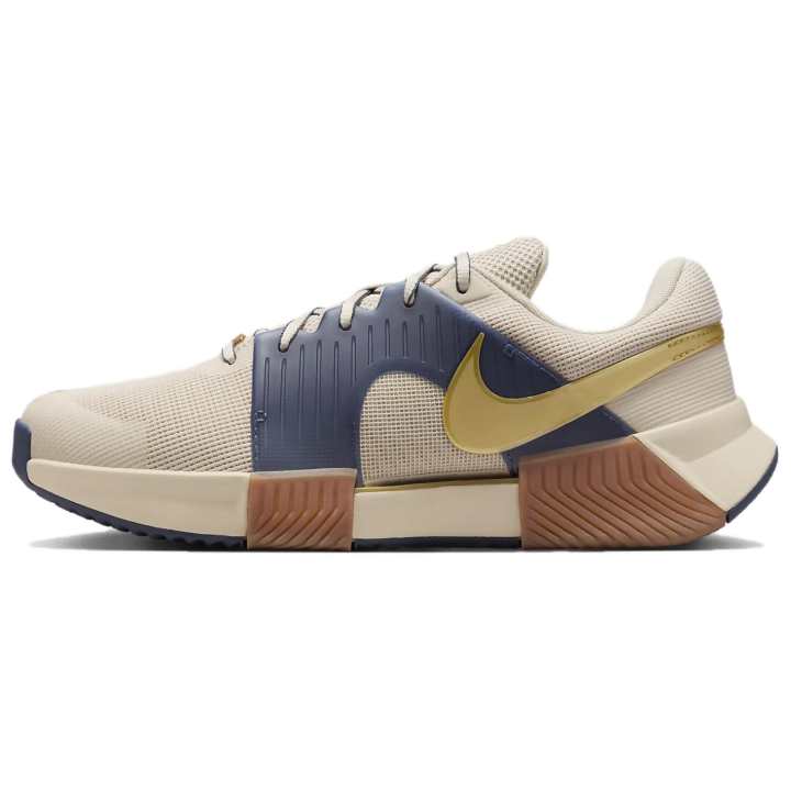 Nike Nike GP Challenge 1 Premium Slip Resistant Abrasion Resistant Low top Tennis Shoes Men's Brown