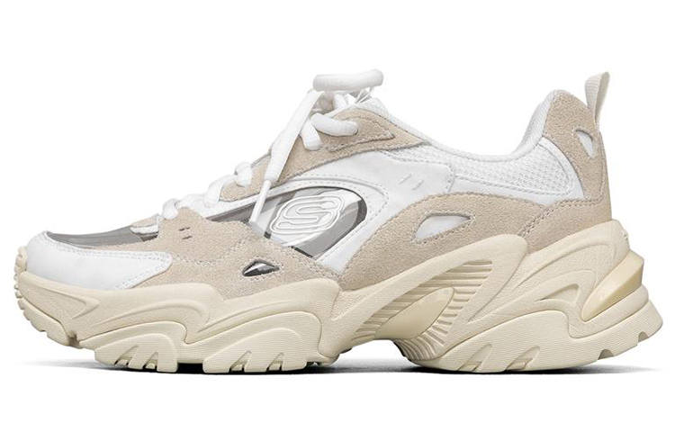 Skechers Stamina V2 Low Top Running Shoes White Women's