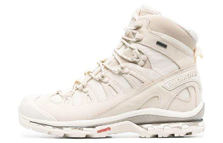 SALOMON XT Quest 4D GTX Advanced Cushioning Slip Resistant Abrasion Resistant High top Outdoor Shoes Unisex Ecru