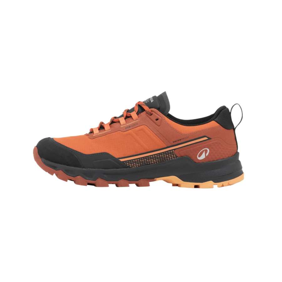 DECATHLON MH500 Slip Resistant Abrasion Resistant Low top Hiking Shoes Men's Black Red