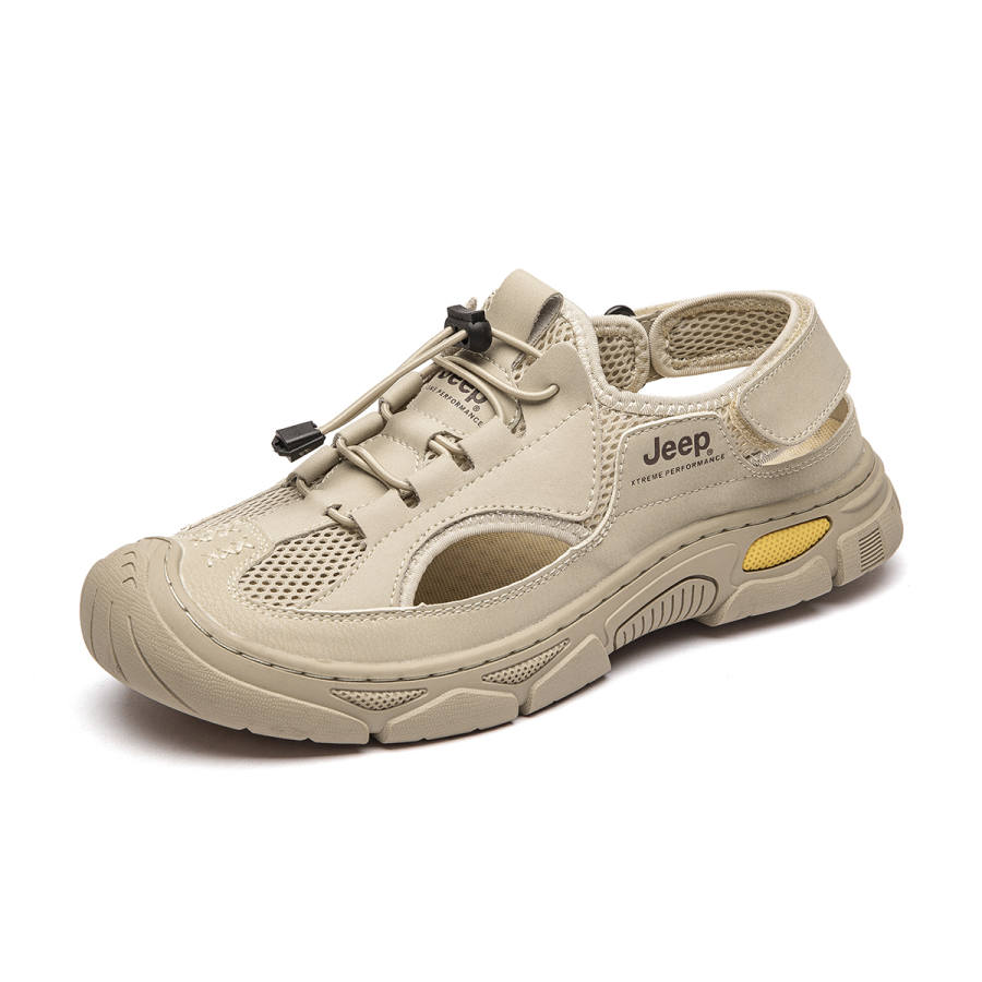 Jeep Cow Leather River Trekking Shoes Men's