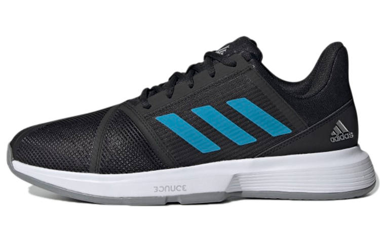 Adidas Adidas Courtjam BOUNCE Slip Resistant Low top Tennis Shoes Men's Black Blue