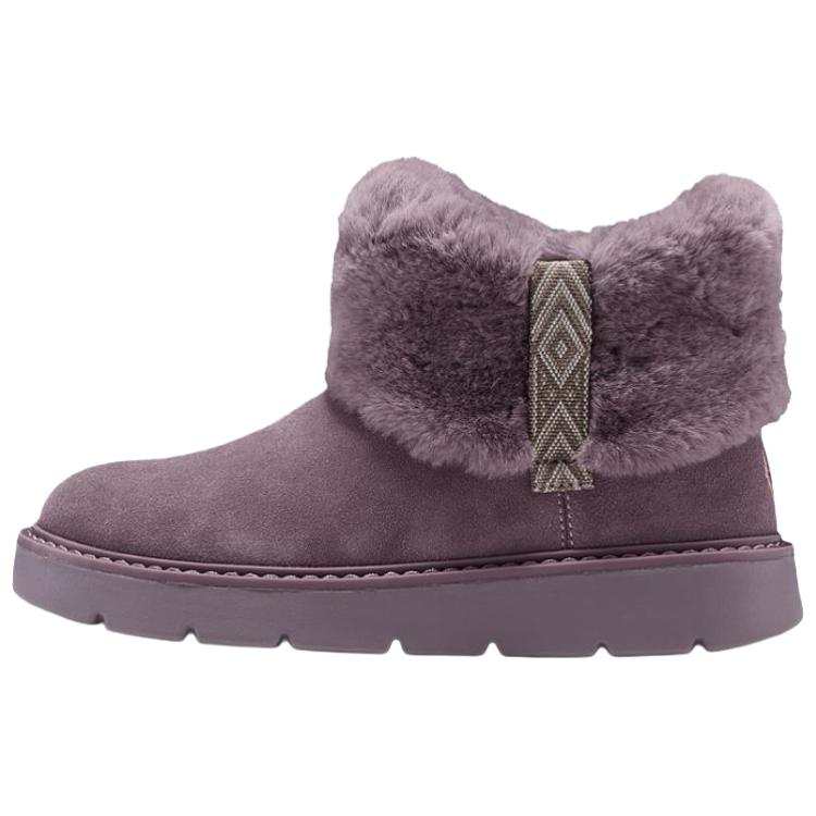 Skechers Short Snow Boots Women's Purple
