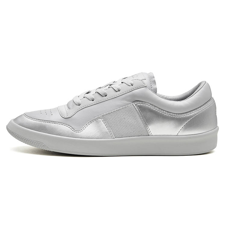 EQLZ EQUALIZER EQLZ EQUALIZER 1970 Low top Vintage Basketball Shoes Unisex Liquid Silver