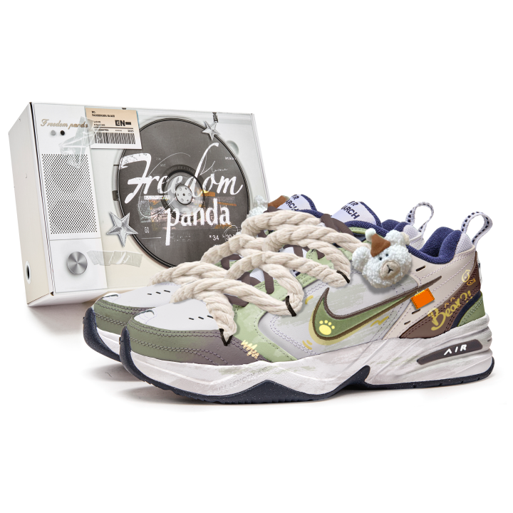 Nike Nike Air Monarch 4 Box, Nut Bear Season Slip Resistant Abrasion Resistant Slip Resistant Abrasion Resistant Low top