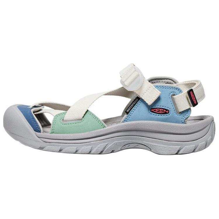 Keen Zerraport 2 Urban Outdoors Quick Dry Breathable Support River Trekking Shoes Women's White Gray