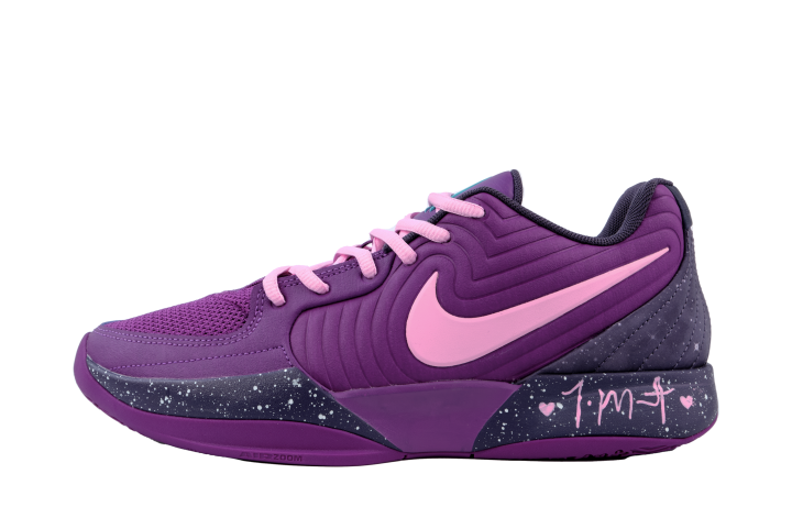 Nike Nike Ja 2 Cushioning, Wear Resistant Low top Basketball Shoes Men's Purple Pink