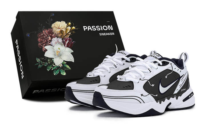 Nike Nike Air Monarch 4 Textile, Leather Cushioning Low top Chunky Sneakers Unisex Khaki