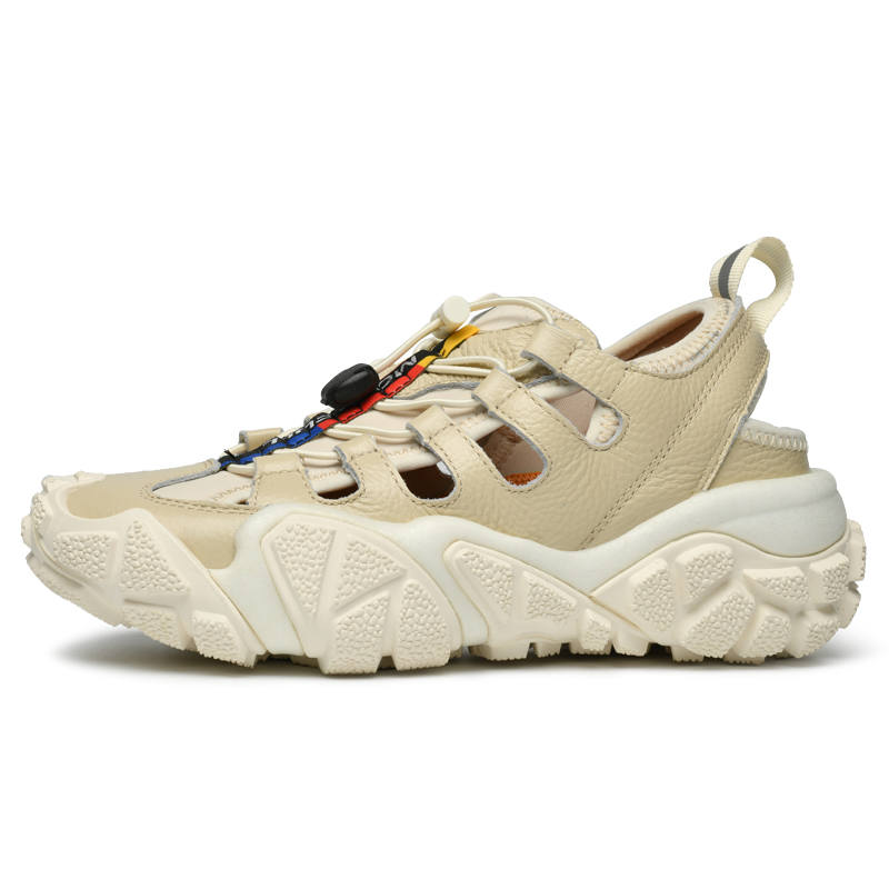 MODE FULL Cow Leather Slip Resistant, Breathable, And Quick Dry, Abrasion Resistant River Trekking Shoes Women's