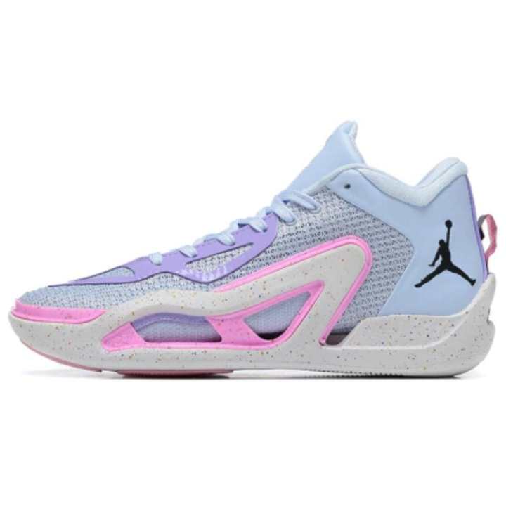 Jordan Jordan Tatum 1 Abrasion Resistant Low top Basketball Shoes Men's Light Purple