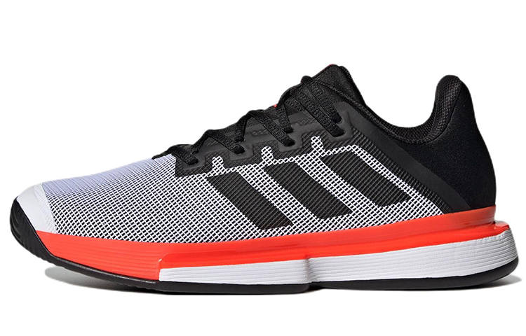 Adidas Adidas Solematch Bounce Tennis Shoes Unisex Low Top Gray/Black/Red
