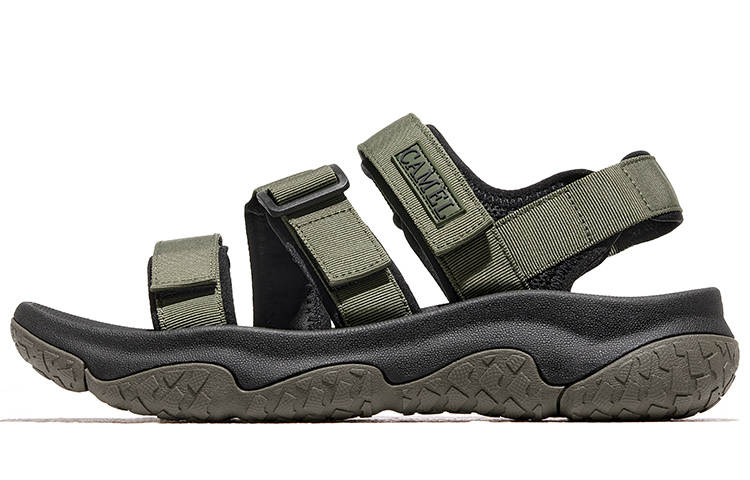 CAMEL CAMEL Beach Sandals Men's Khaki/Premium Gray/Black/Military Green