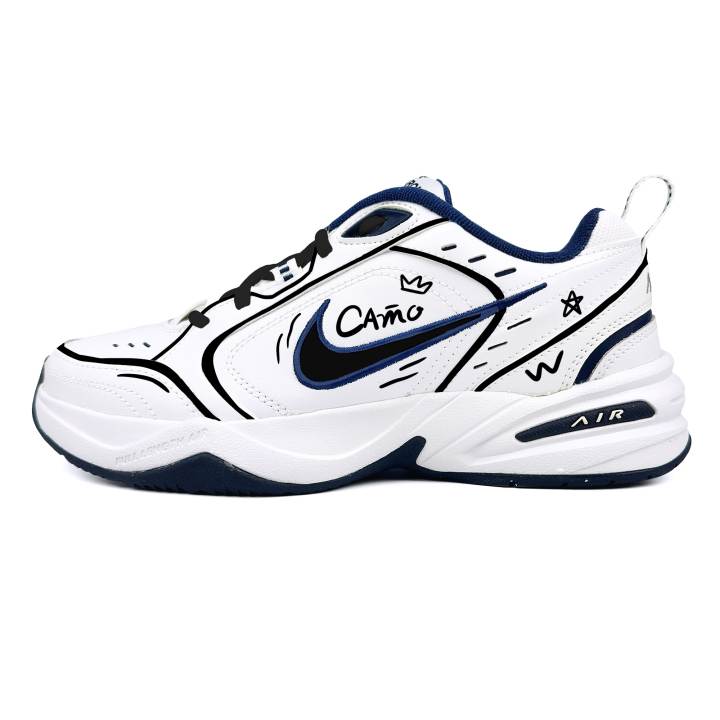 Nike Nike Air Monarch 4 Steam Rose, Starry Night Abrasion Resistant Abrasion Resistant Low top Chunky Sneakers Unisex
