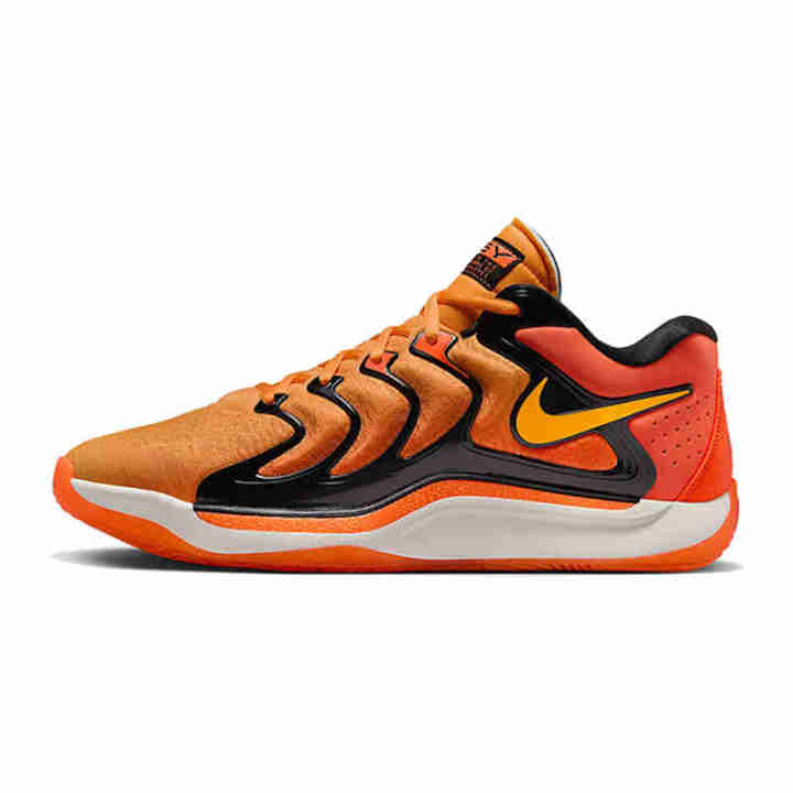 Nike Nike KD 17 Slip Resistant Abrasion Resistant Low top Basketball Shoes Men's Orange