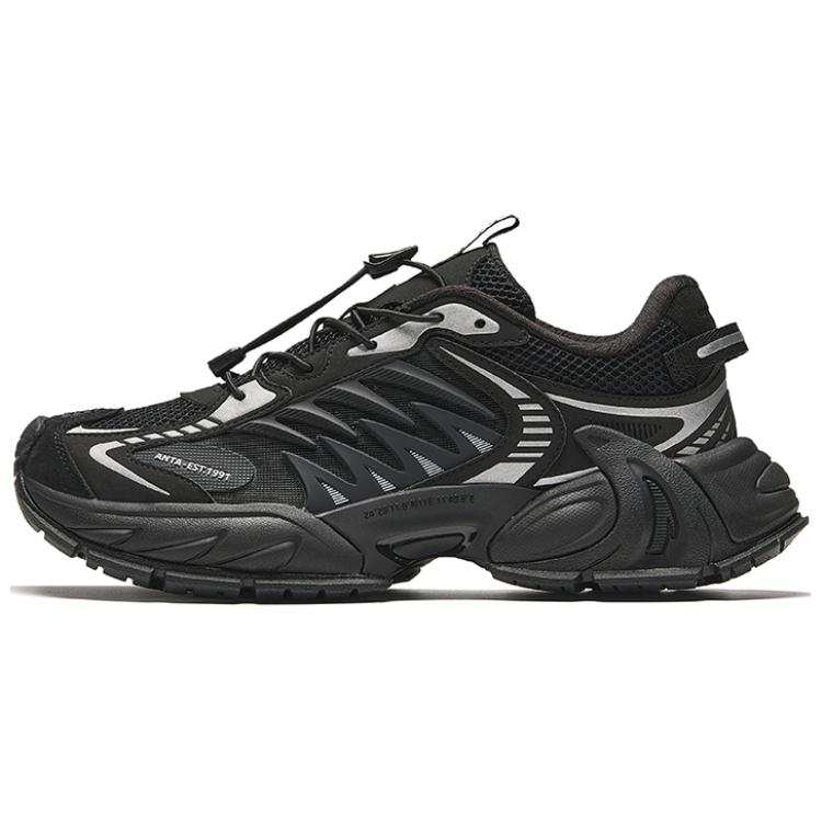 Anta Star Moon 2 TPU Cushioning Slip Resistant Abrasion Resistant Low top Chunky Sneakers Men's Black