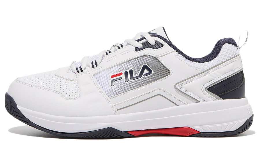 FILA Stroke 2 T3 Stroke 2 T3 Synthetic Leather Fabric Balance Rebound Low top Tennis Shoes Unisex White Gray