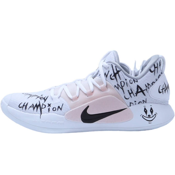 Nike Nike Hyperdunk X Low 10 Slip Resistant Abrasion Resistant Low top Performance Basketball Shoes Men's White