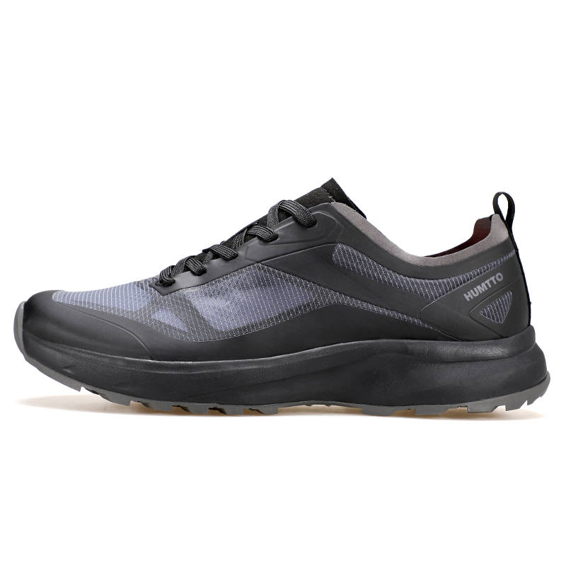 HUMTTO Low top Hiking Shoes Men's Charcoal Black