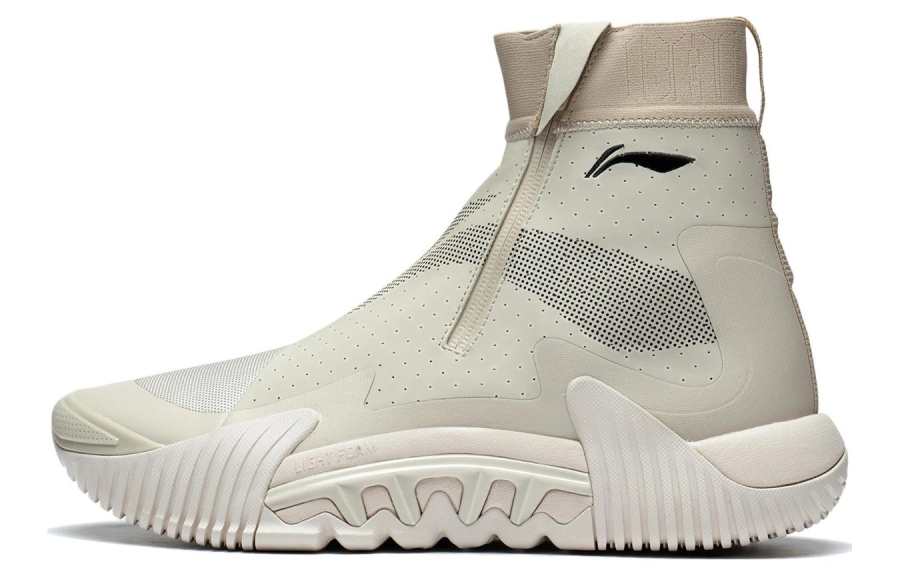 Li-Ning Li Ning Badfive 2 Basketball Shoes Men's High Top Dusty Khaki