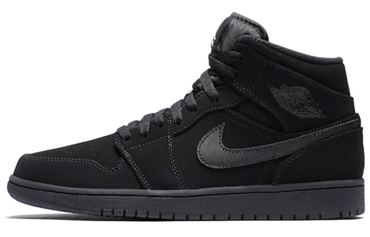 Jordan Jordan 1 Mid Black Black White