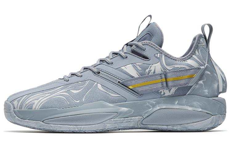 ANTA GH3 Basketball Shoes Men's Low Top Marble/Gray