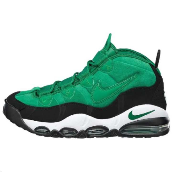 Nike Nike Air Max Uptempo Comfortable Mid top Basketball Shoes Unisex Green