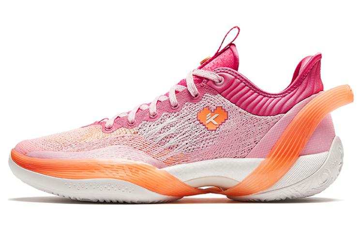 Anta Three point Rain1.0 Cushioning Breathable Low top Basketball Shoes Men's Pink