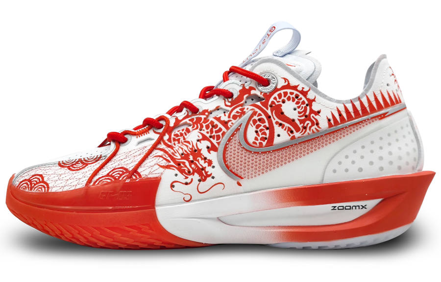 Nike Nike G.T. Cut 3 Cushioning Abrasion Resistant Cushioning, Wear Resistant Low top Basketball Shoes Unisex China Red