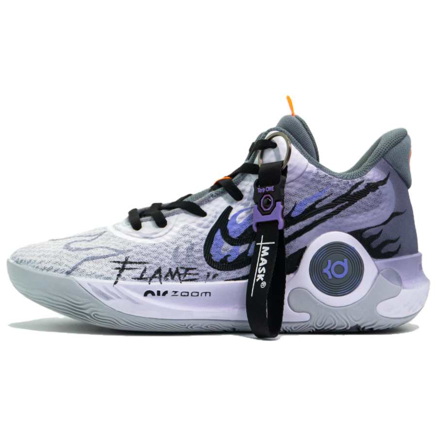 Nike Nike KD Trey 5 Cushioning Abrasion Resistant Cushioning, Wear Resistant Mid top Vintage Basketball Shoes Unisex Purple