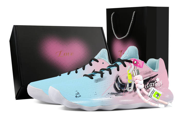 Nike Nike Hyperdunk 2017 Starlight Fantasy, Heart Box Cushioning Coverage Support Cushioning Coverage Support Low top