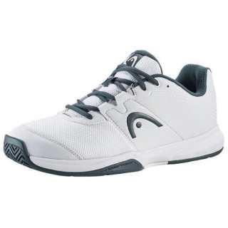 HEAD Revolt Court Cushioning Slip Resistant Low top Tennis Shoes Men's White Dark Gray