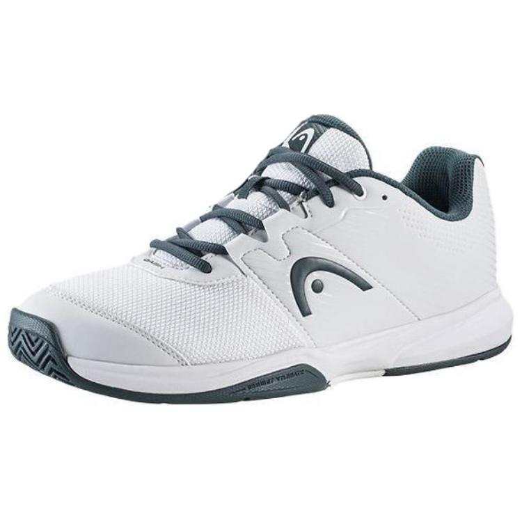 HEAD Revolt Court Cushioning Slip Resistant Low top Tennis Shoes Men's White Dark Gray