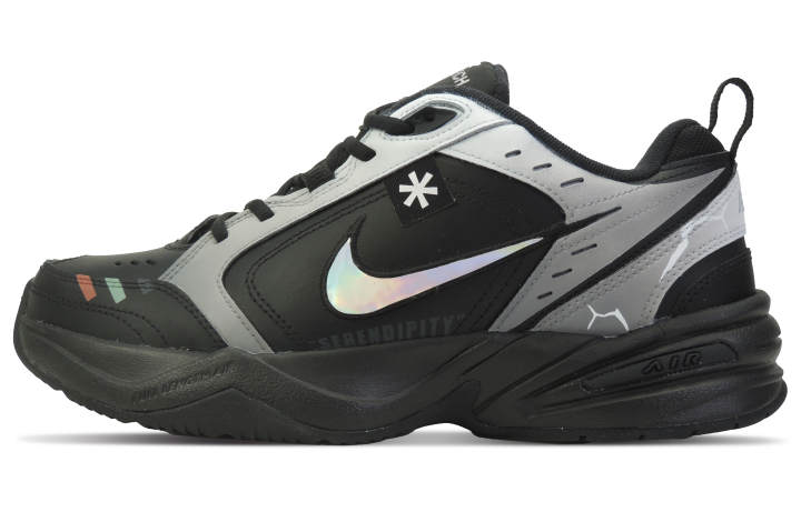 Nike Nike Air Monarch 4 Xingji Adventure, Starry Sky Low top Chunky Sneakers Unisex Black