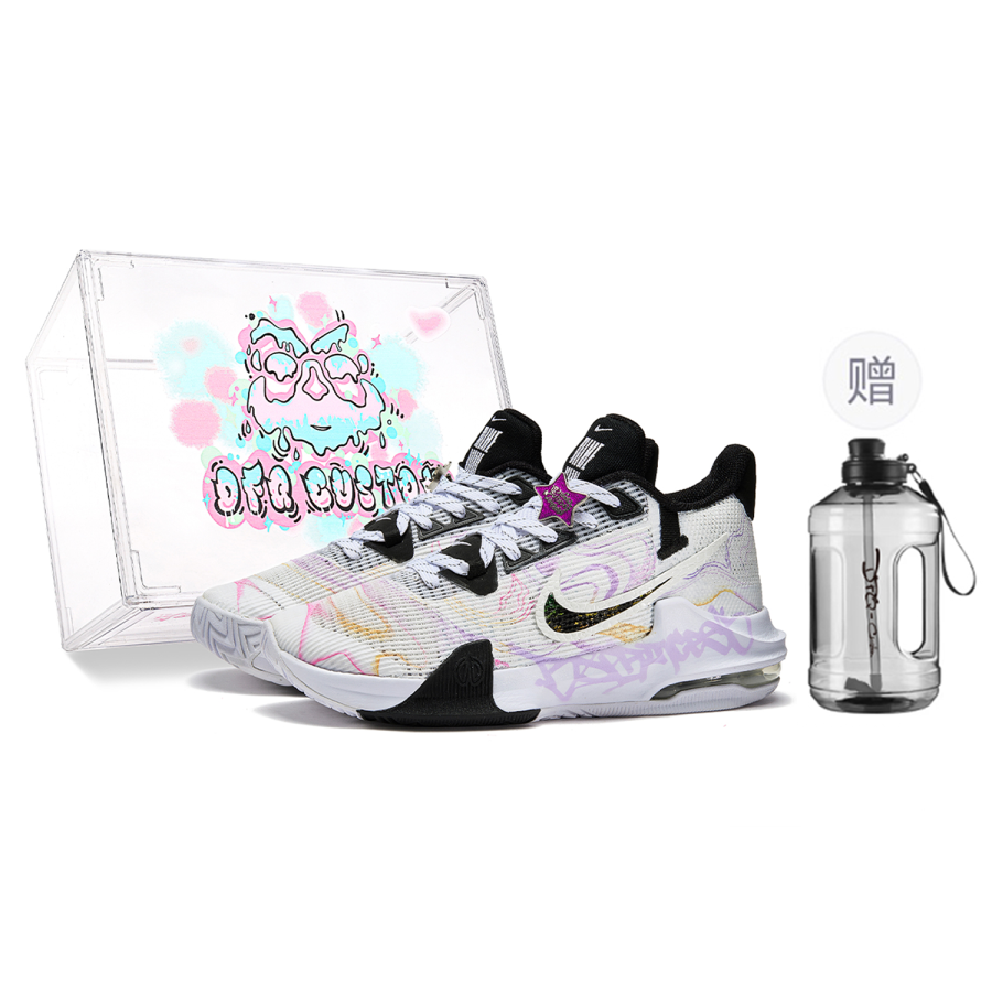 Nike Nike Air Max Impact 3 Da Vinci Custom, Box, Purple Elegance Cushioning Abrasion Resistant Cushioning, Wear Resistant