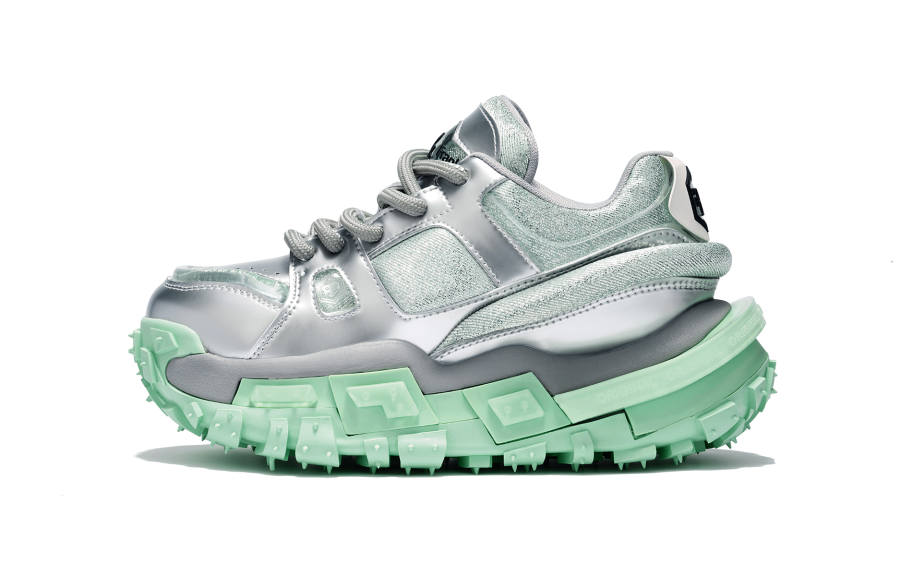 FERNANDA FRANKLIN Mulan Lin Low top Tire Sole, Chunky Sneakers Women's