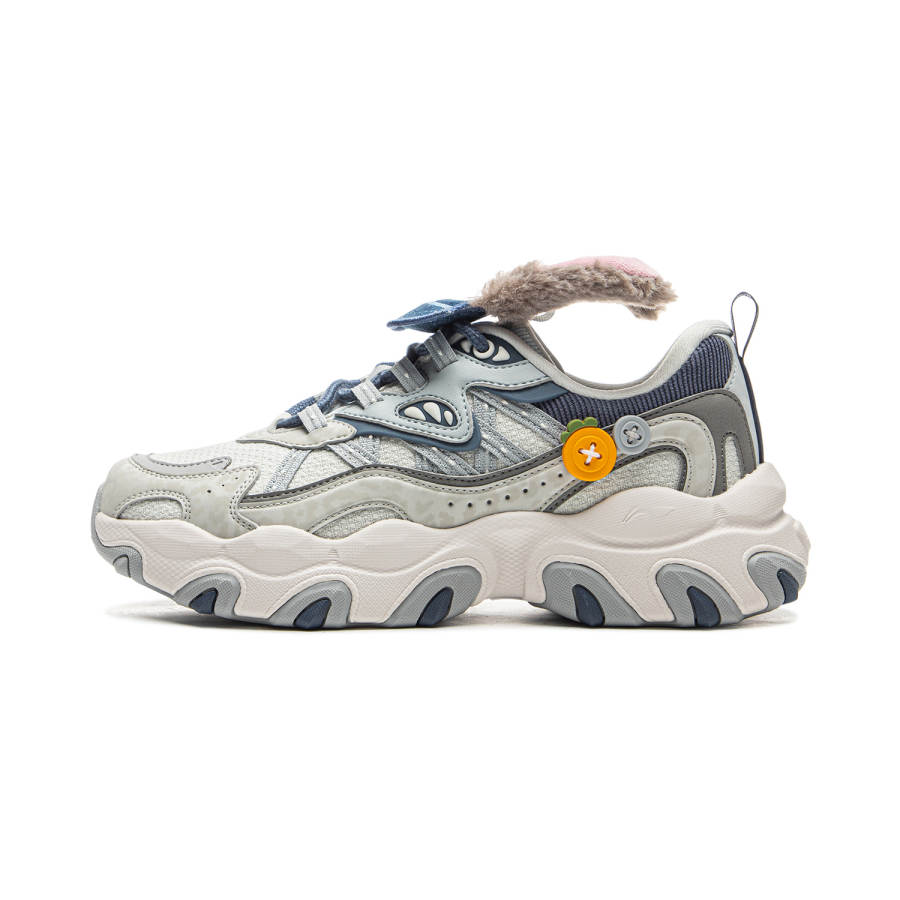 Li-Ning Li Ning x Disney Cat Paw Lite3 Slip Resistant, Abrasion Resistant, Breathable, Lightweight Low top Chunky Sneakers