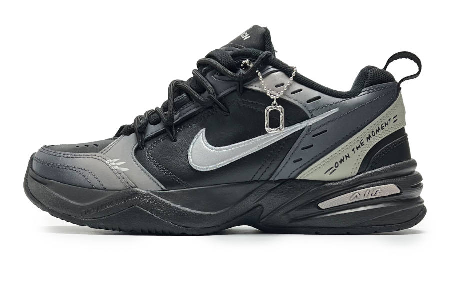 Nike Nike Air Monarch 4 Slip Resistant And Abrasion Resistant Coverage Low top Chunky Sneakers Unisex Dark Gray