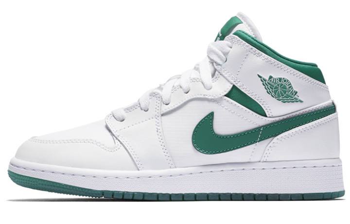 Jordan Jordan 1 Mid SE GC White Mystic Green GS