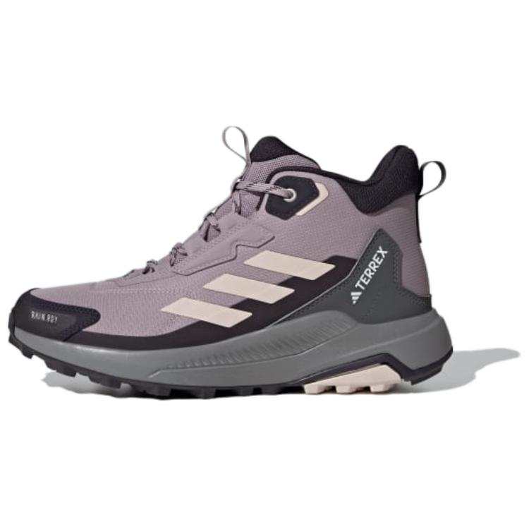 Adidas Adidas Terre Slip Resistant Abrasion Resistant High top Hiking Shoes Women's Purple
