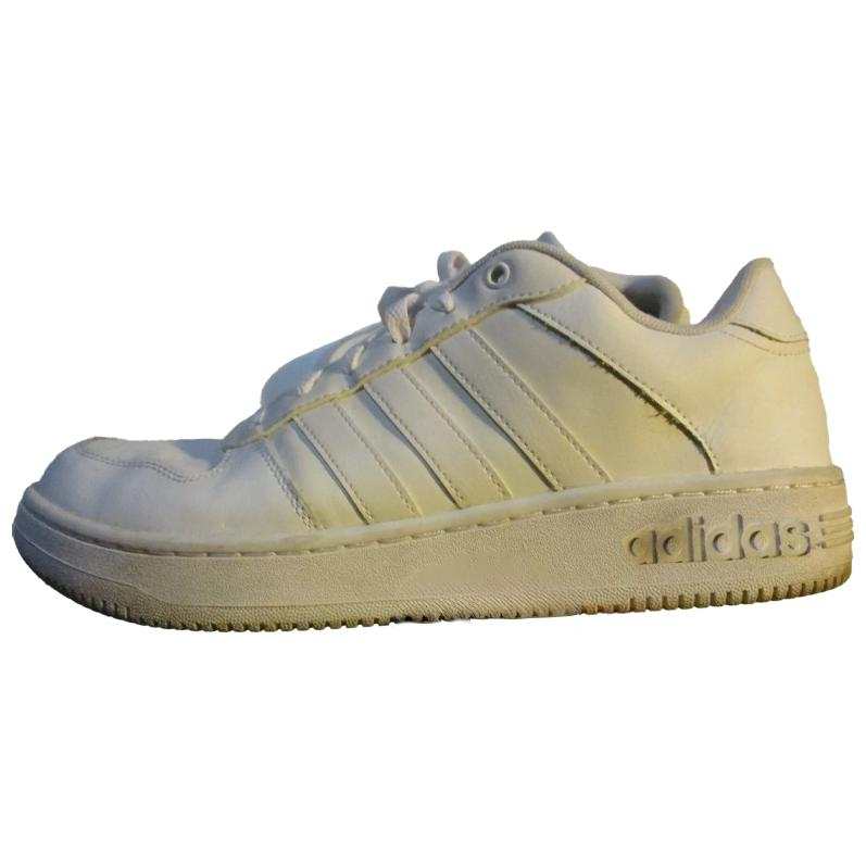 Adidas Adidas NEO Slip Resistant Abrasion Resistant Low top Tennis Shoes Men's White