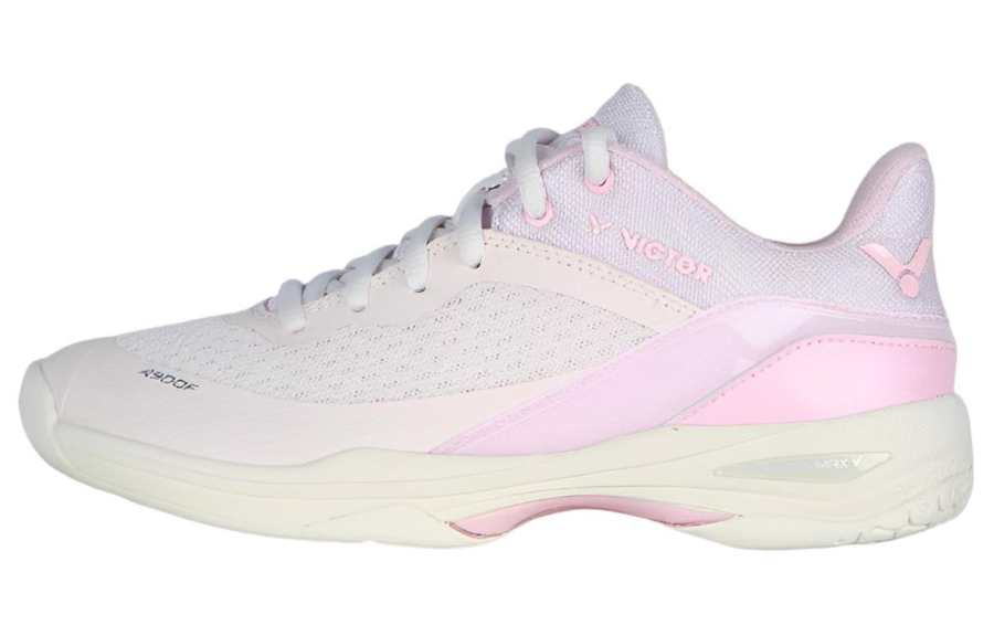 VICTOR Slip Resistant And Breathable Low top Badminton Shoes Women's Pink