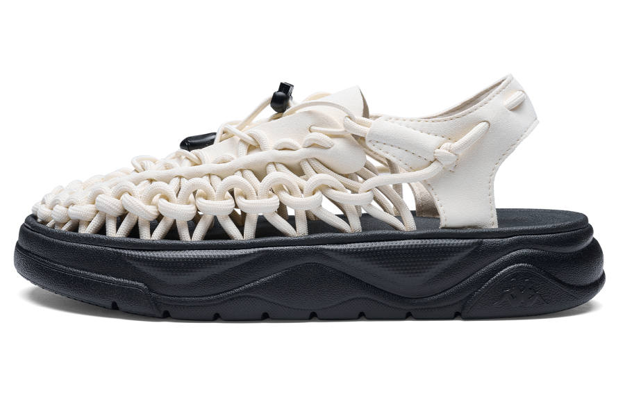 Kappa Back to Back River Trekking Shoes Unisex Black White