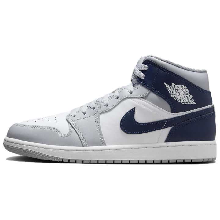 Jordan Jordan 1 Mid Wolf Grey Midnight Navy